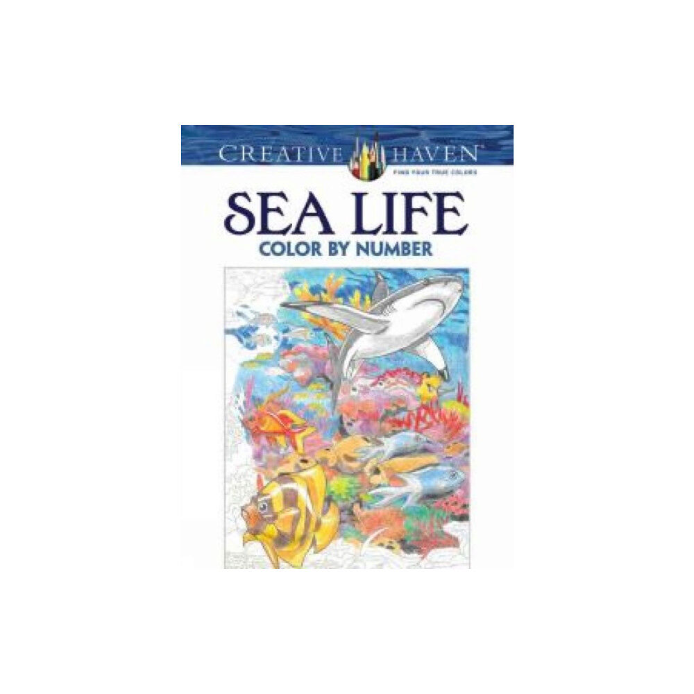 Dover publications inc. Creative Haven Sea Life Color by Number Coloring Book (häftad, eng)