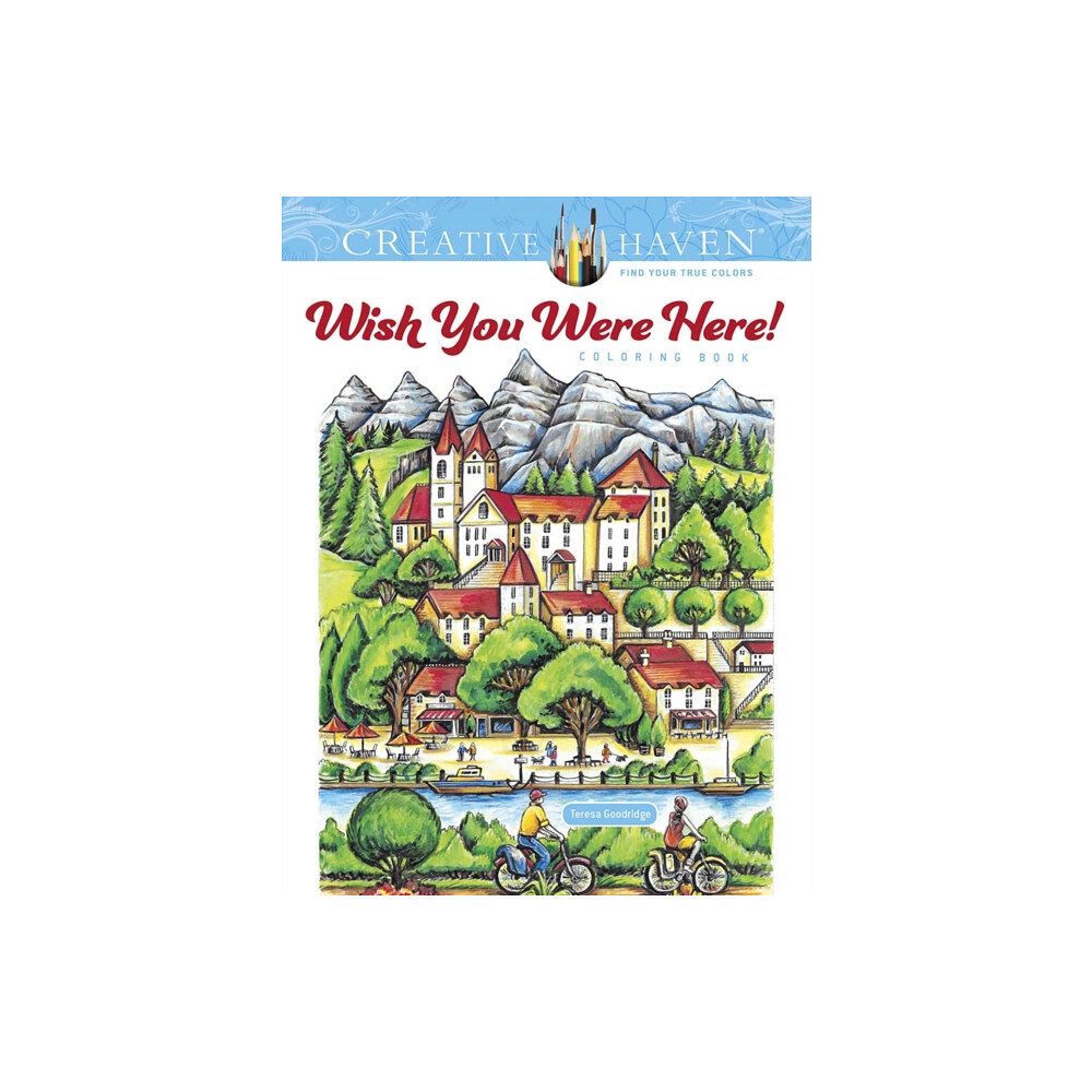 Dover publications inc. Creative Haven Wish You Were Here! Coloring Book (häftad, eng)