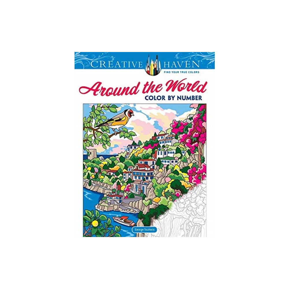 Dover publications inc. Creative Haven Around the World Color by Number (häftad, eng)