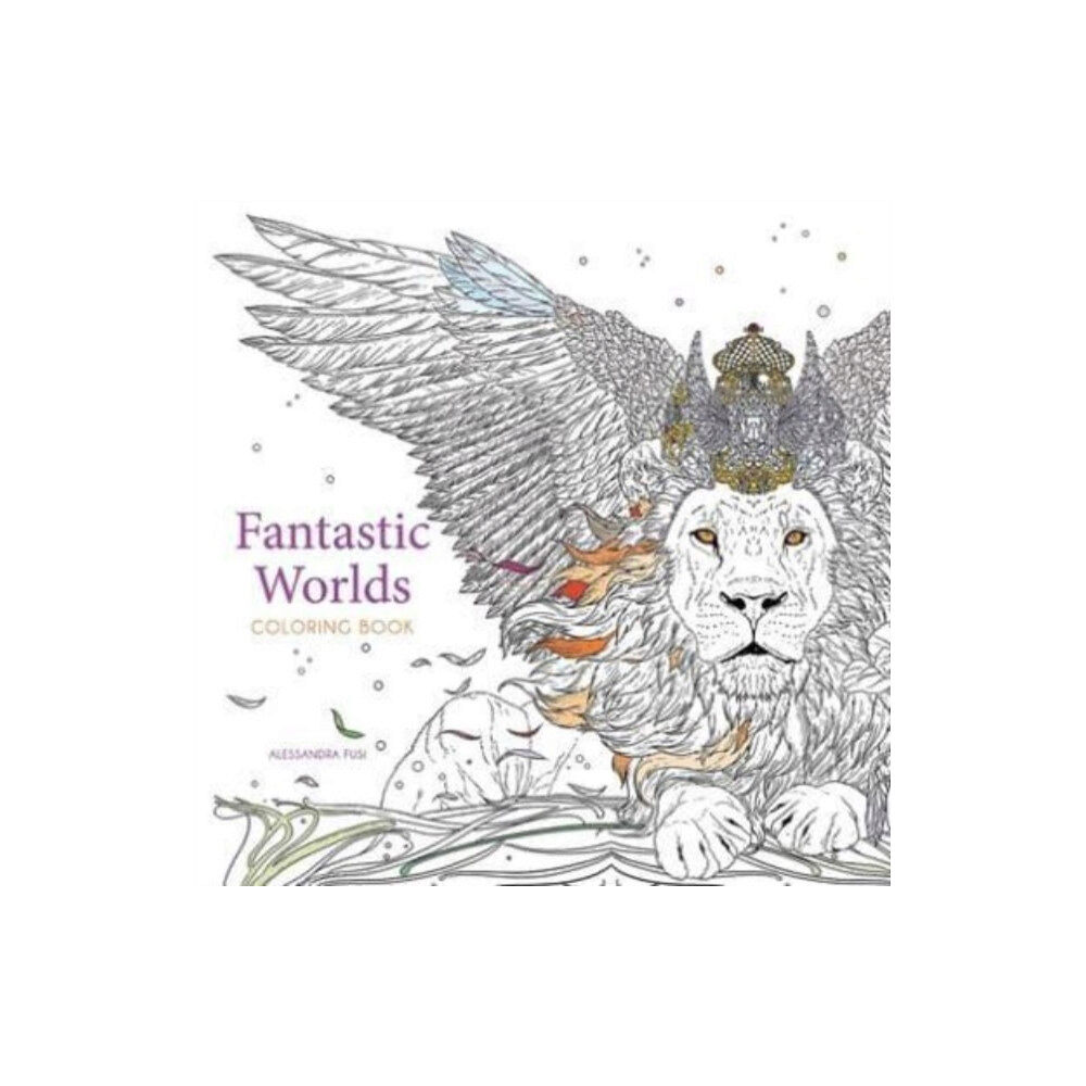 Dover publications inc. Fantastic Worlds Coloring Book (häftad, eng)