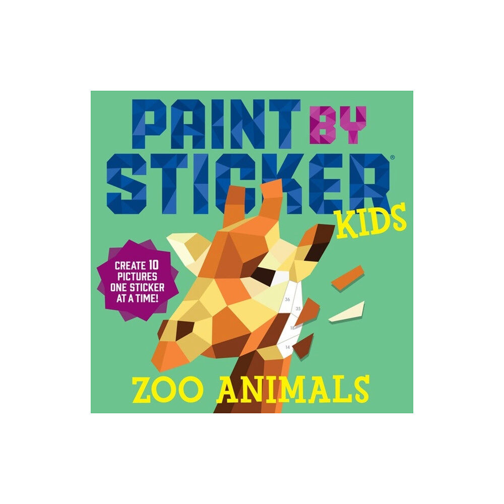 Workman Publishing Paint by Sticker Kids: Zoo Animals (häftad, eng)