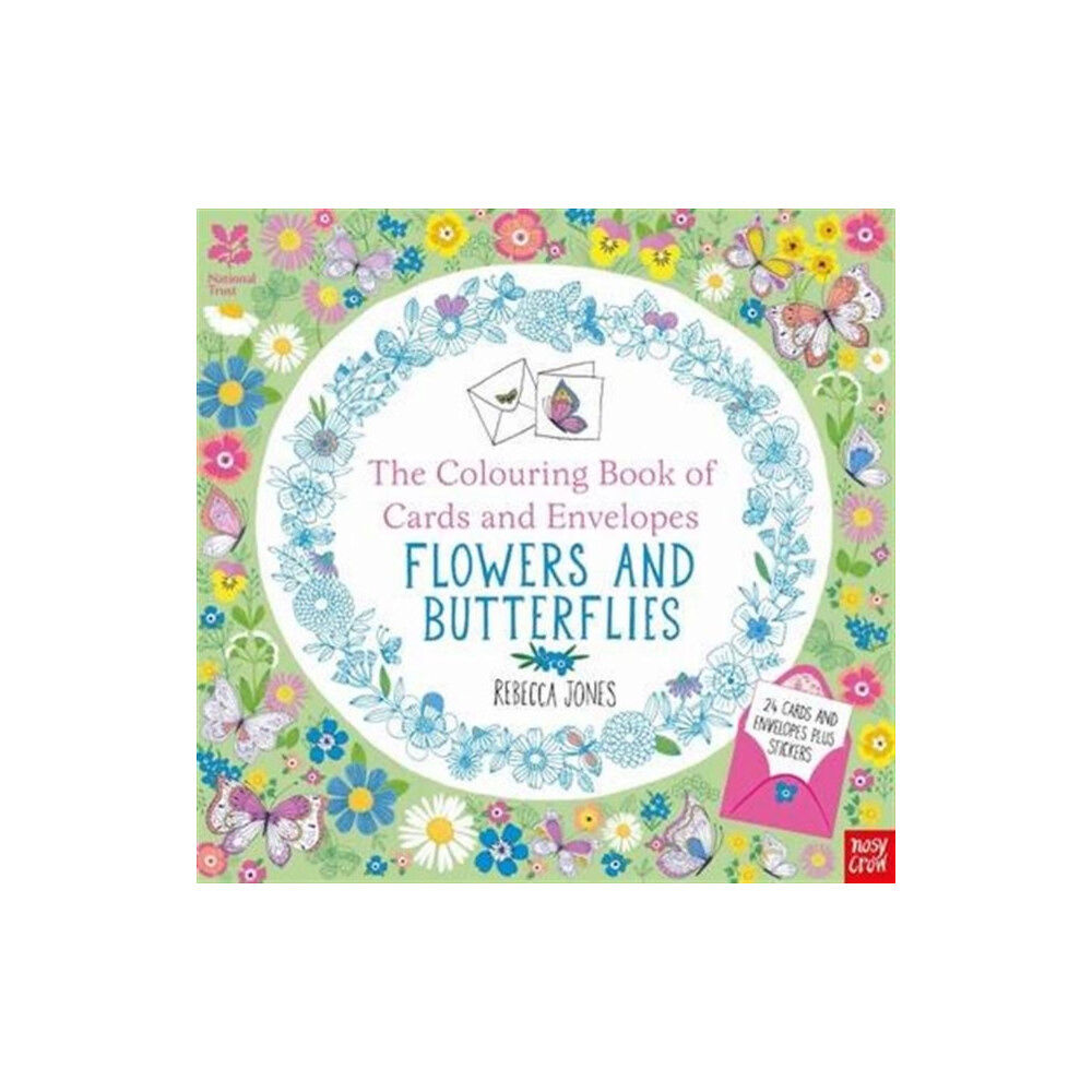 Nosy Crow Ltd National Trust: The Colouring Book of Cards and Envelopes - Flowers and Butterflies (häftad, eng)