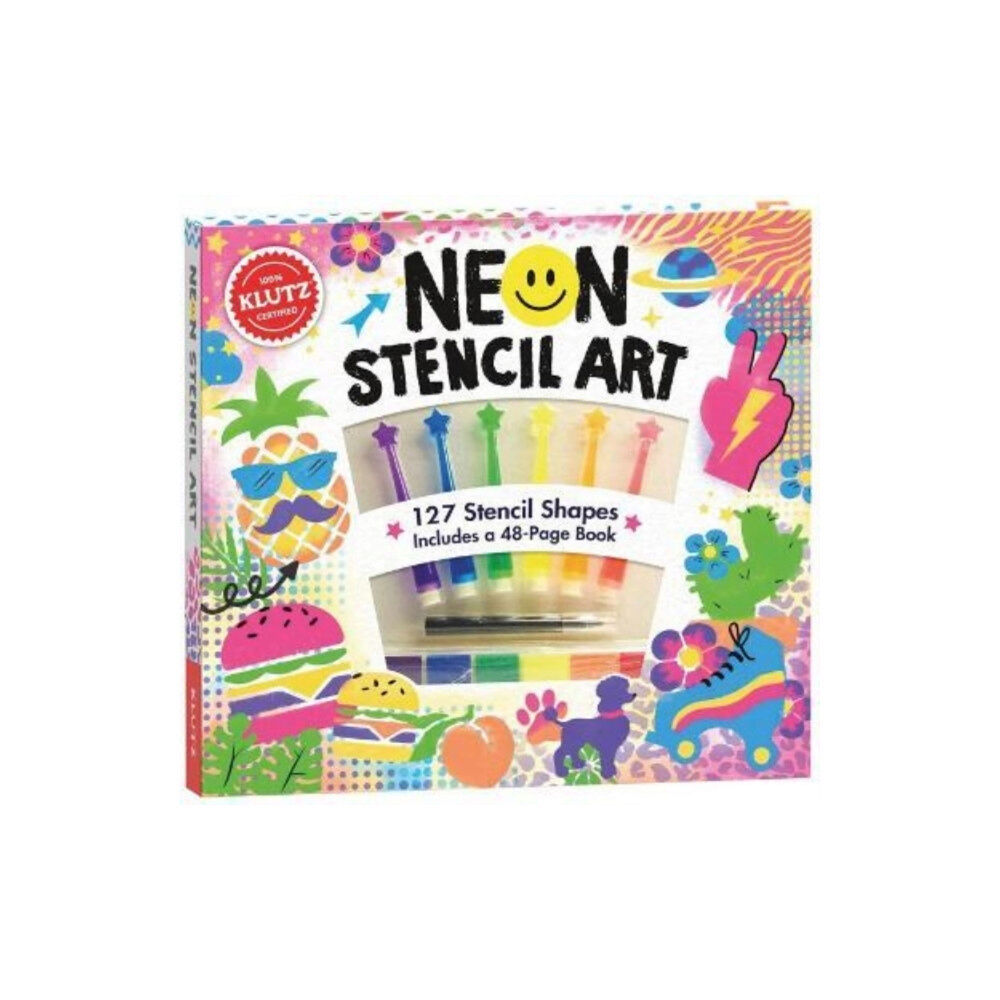 Scholastic US Neon Stencil Art (inbunden, eng)