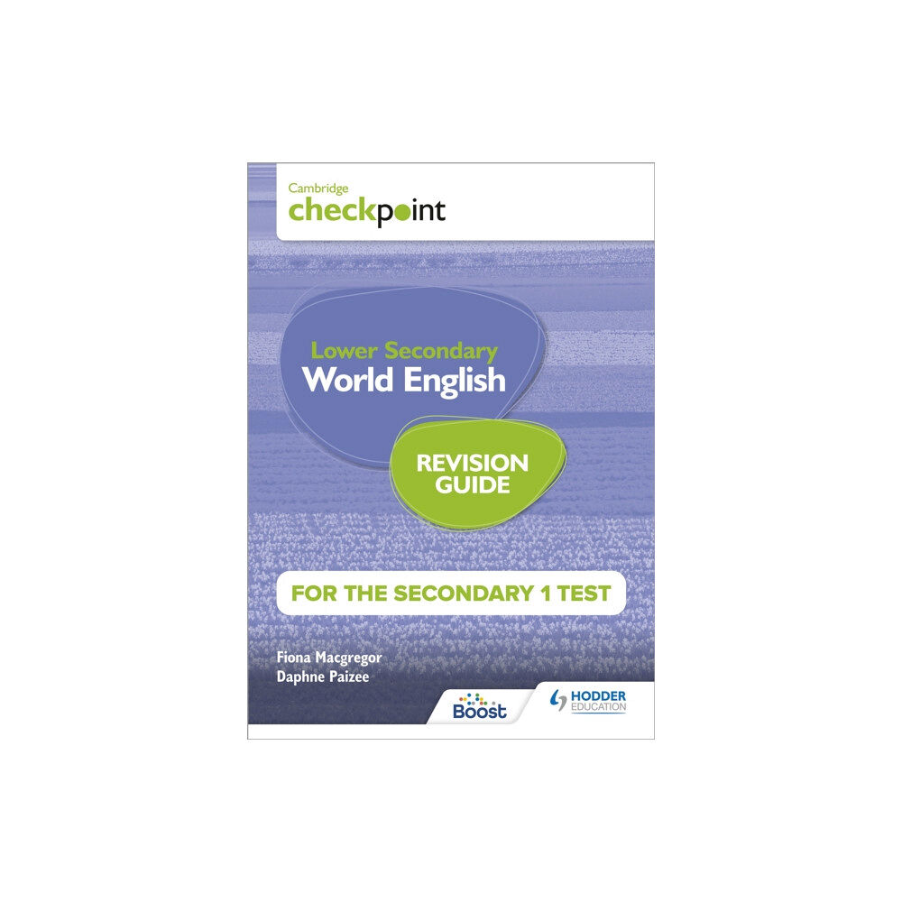 Hodder Education Cambridge Checkpoint Lower Secondary World English for the Secondary 1 Test Revision Guide (häftad, eng)