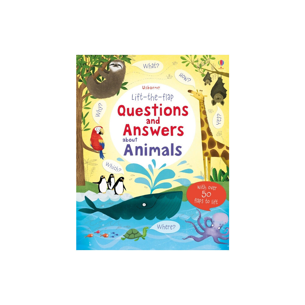 Usborne Publishing Ltd Lift-the-flap Questions and Answers about Animals (bok, board book, eng)