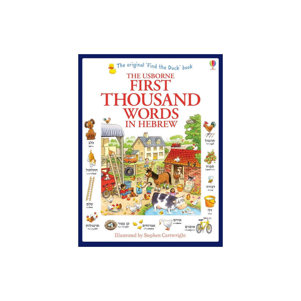 Usborne Publishing Ltd First Thousand Words in Hebrew (häftad, eng)