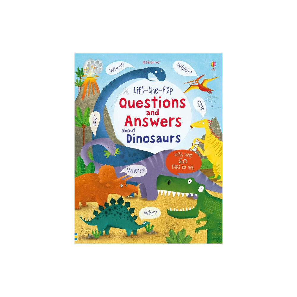 Usborne Publishing Ltd Lift-the-flap Questions and Answers about Dinosaurs (bok, board book, eng)