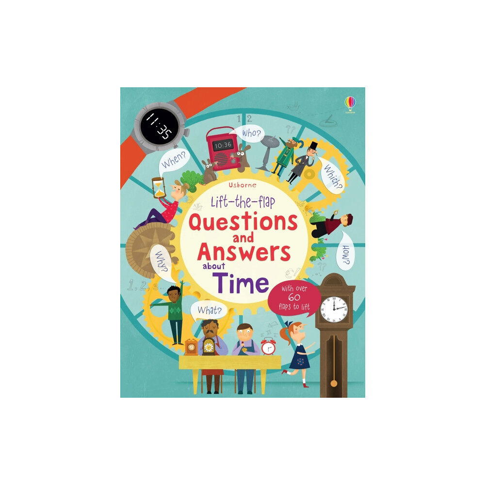 Usborne Publishing Ltd Lift-the-flap Questions and Answers about Time (bok, board book, eng)