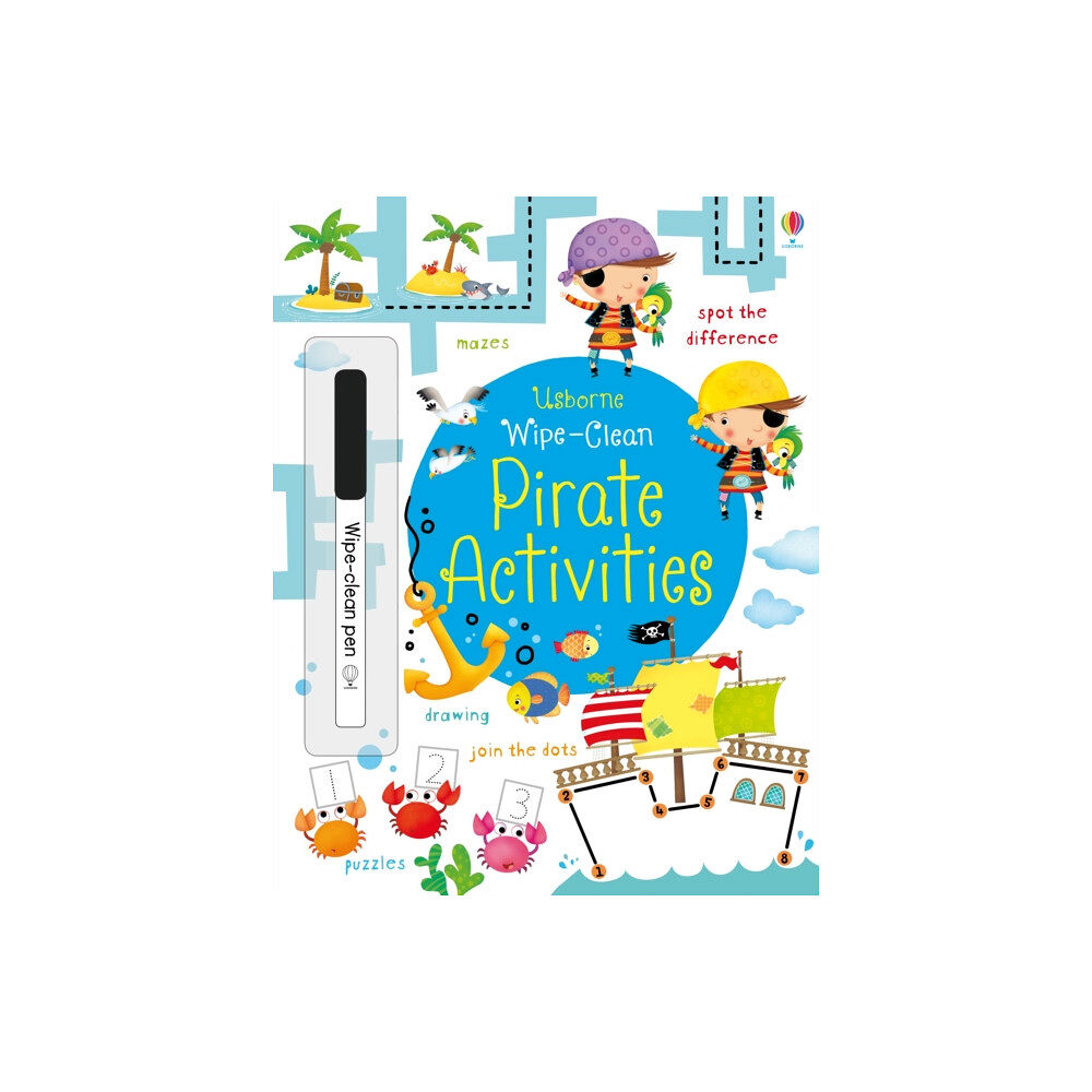 Usborne Publishing Ltd Wipe-Clean Pirate Activities (häftad, eng)