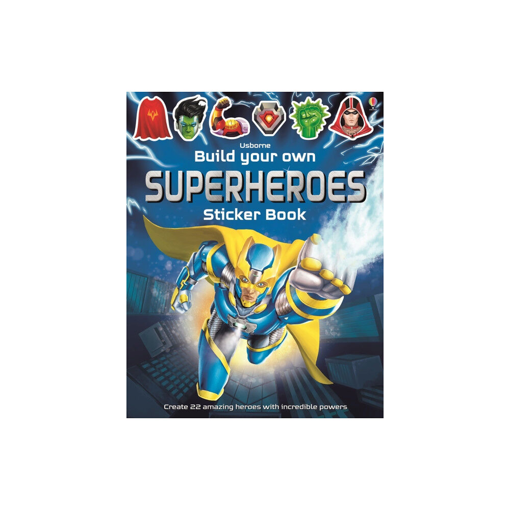 Usborne Publishing Ltd Build Your Own Superheroes Sticker Book (häftad, eng)