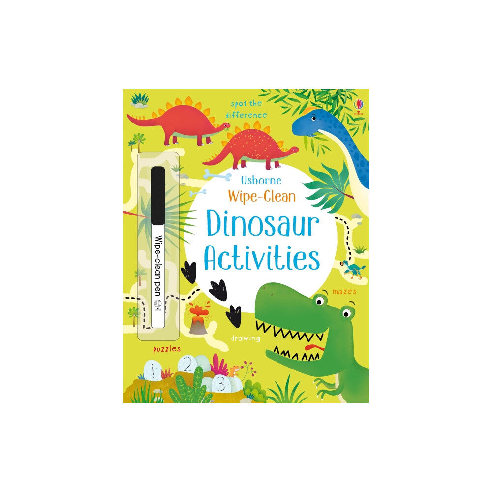 Usborne Publishing Ltd Wipe-Clean Dinosaur Activities (häftad, eng)