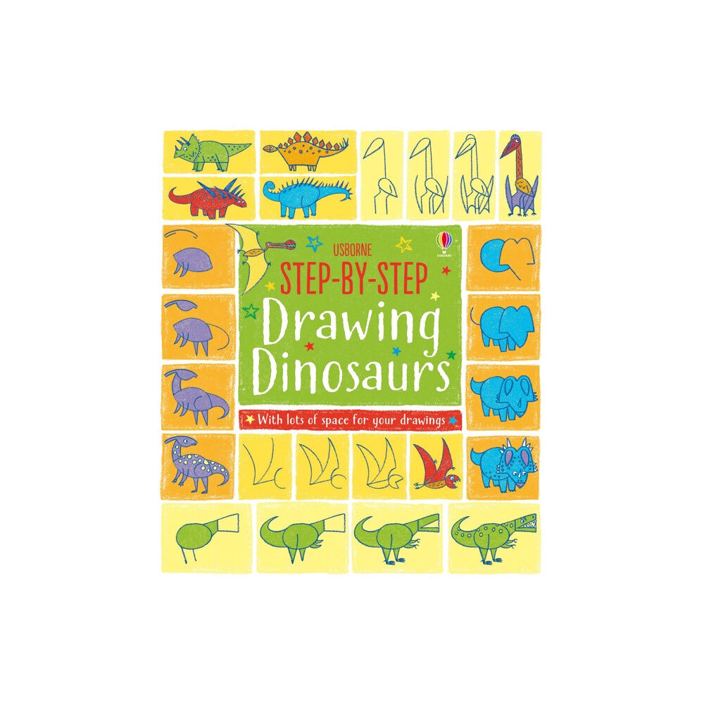 Usborne Publishing Ltd Step-by-Step Drawing Dinosaurs (häftad, eng)