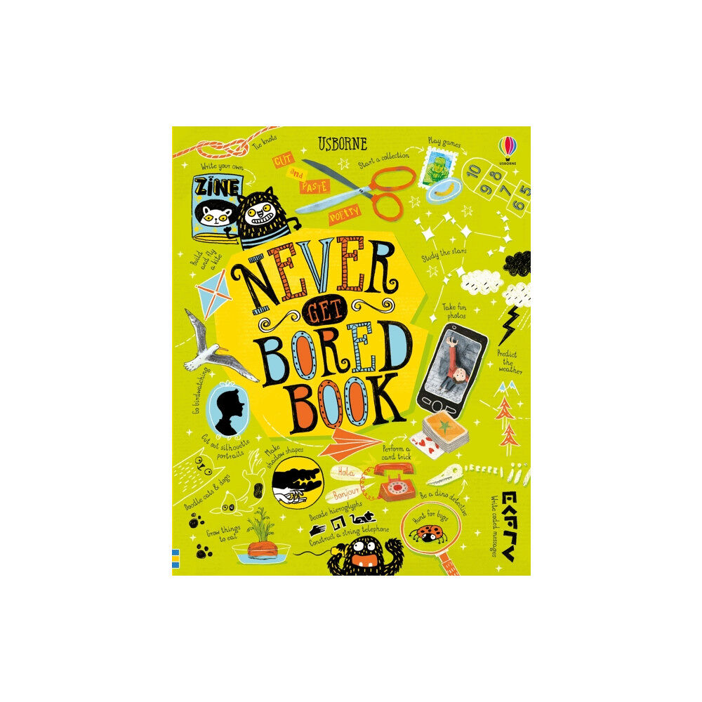 Usborne Publishing Ltd Never Get Bored Book (inbunden, eng)