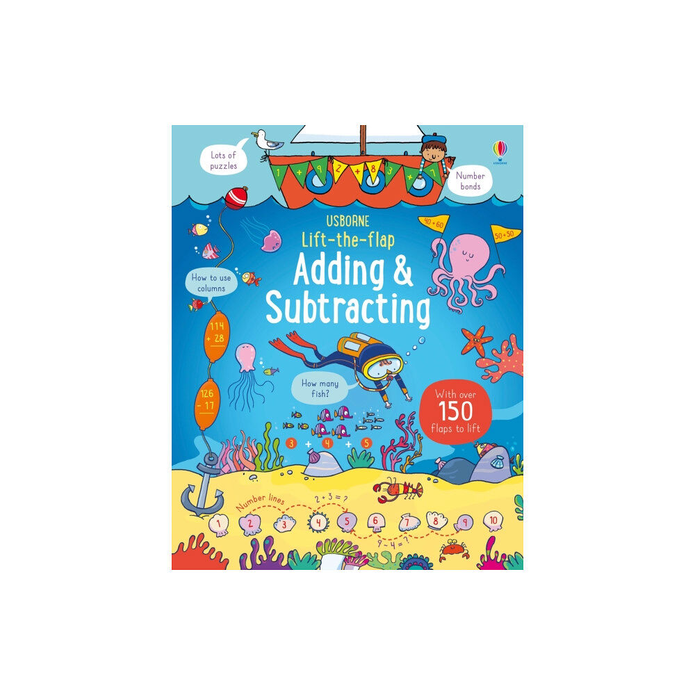 Usborne Publishing Ltd Lift-the-Flap Adding and Subtracting (bok, board book, eng)