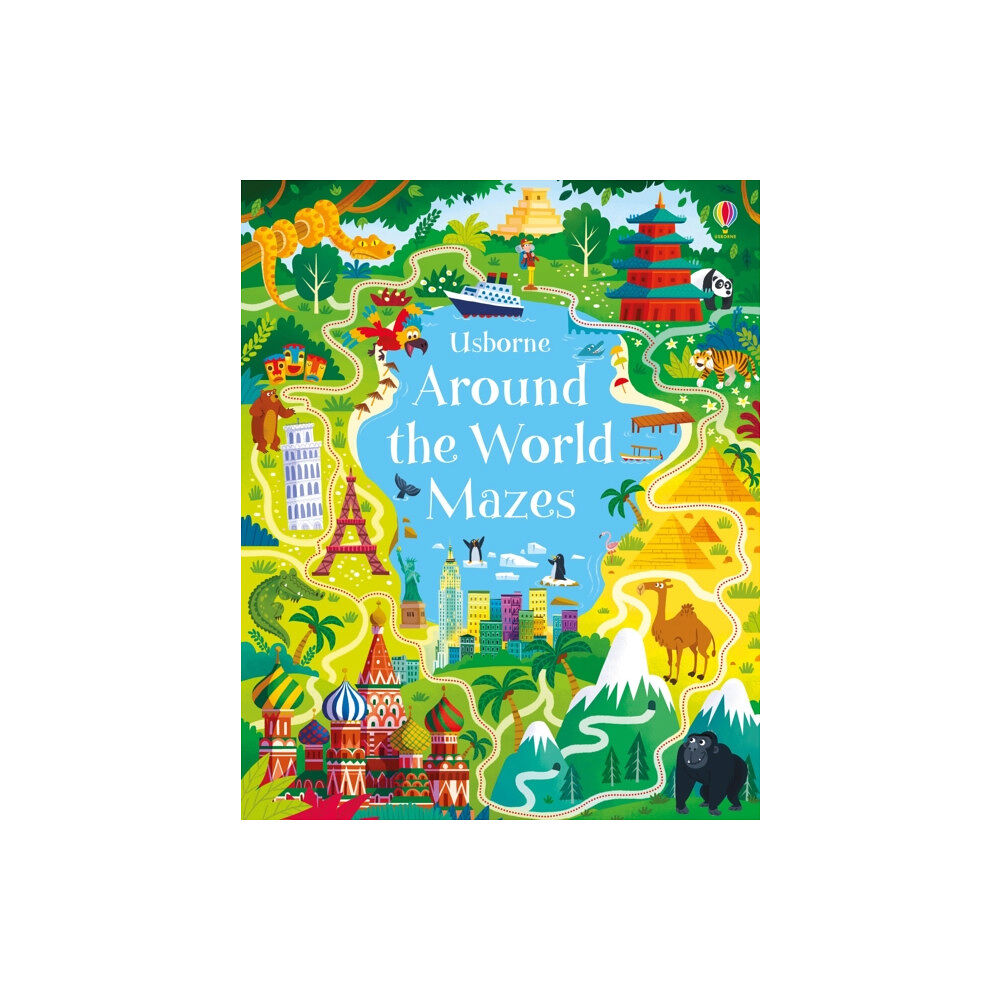 Usborne Publishing Ltd Around the World Mazes (häftad, eng)