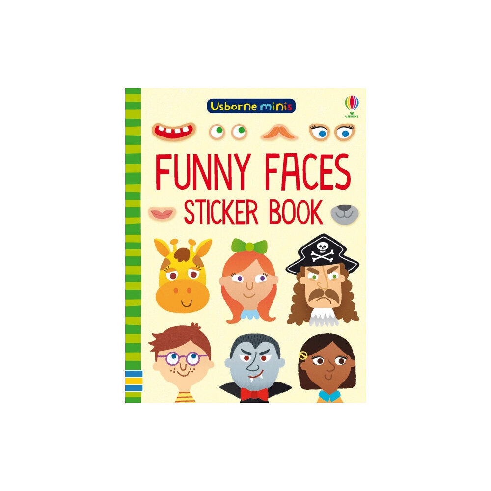 Usborne Publishing Ltd Funny Faces Sticker Book (häftad, eng)