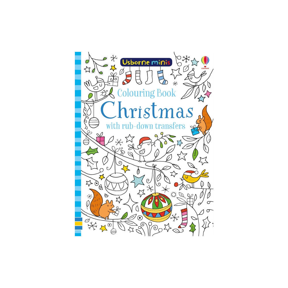 Usborne Publishing Ltd Colouring Book Christmas with rub-down transfers (häftad, eng)