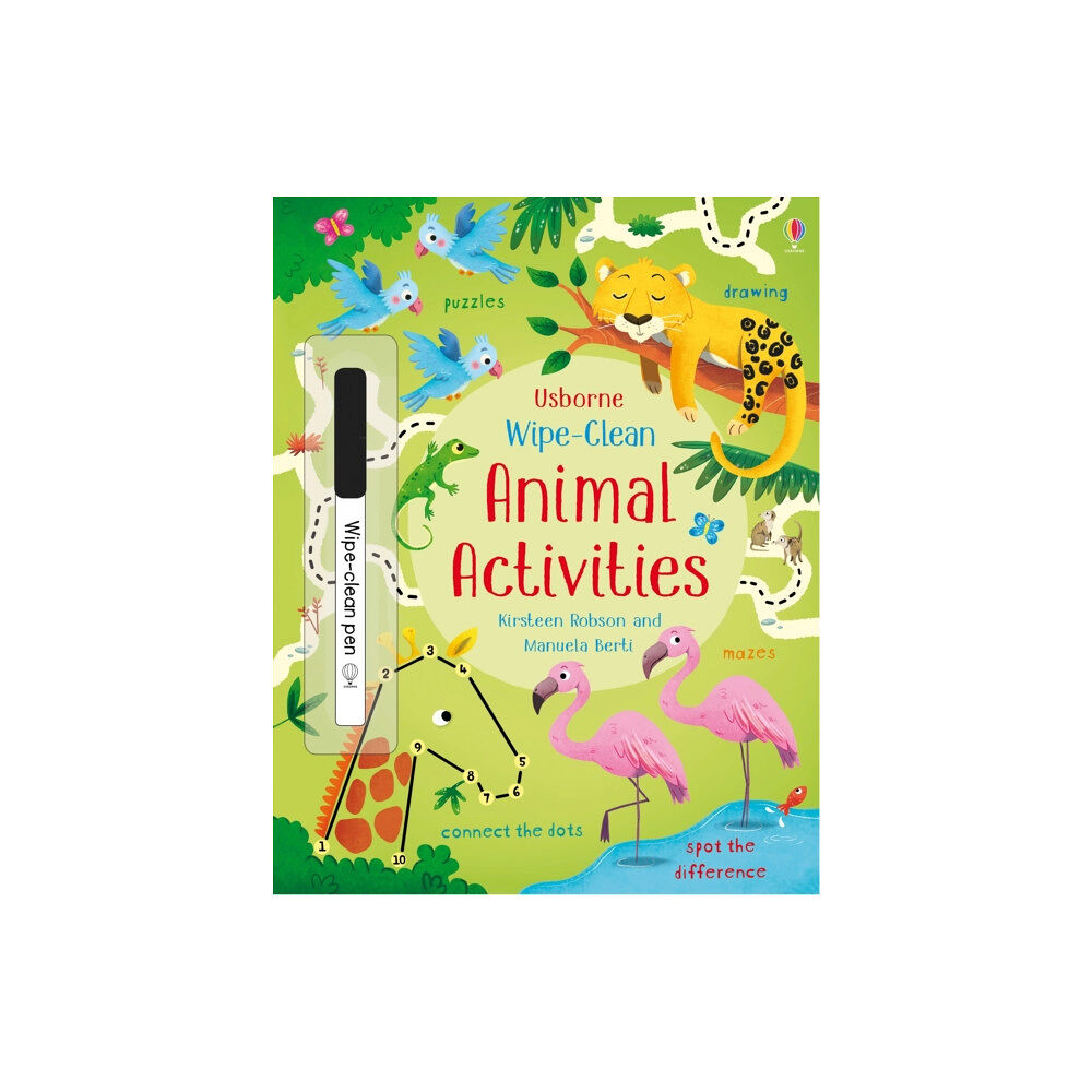 Usborne Publishing Ltd Wipe-Clean Animal Activities (häftad, eng)