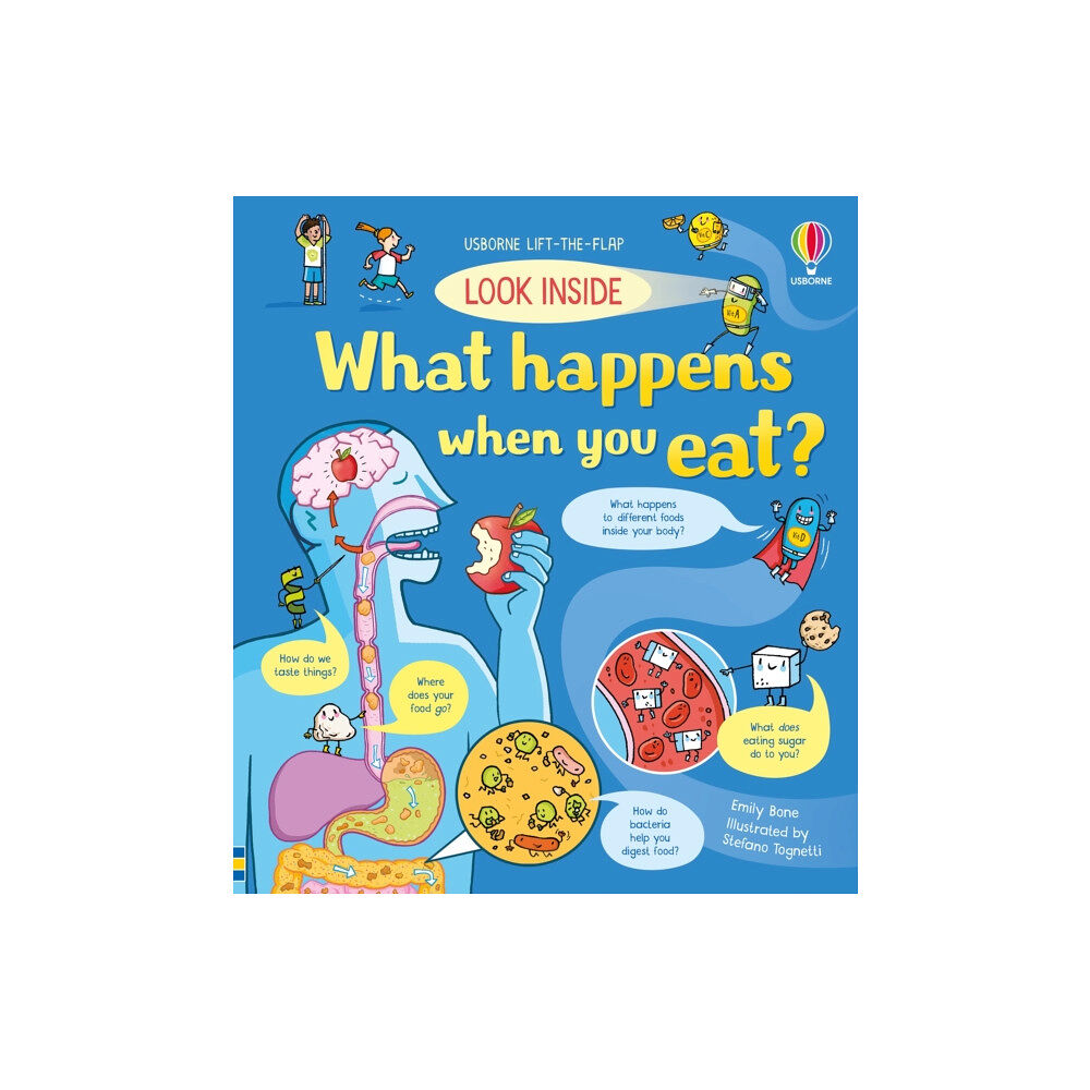 Usborne Publishing Ltd Look Inside What Happens When You Eat (bok, board book, eng)