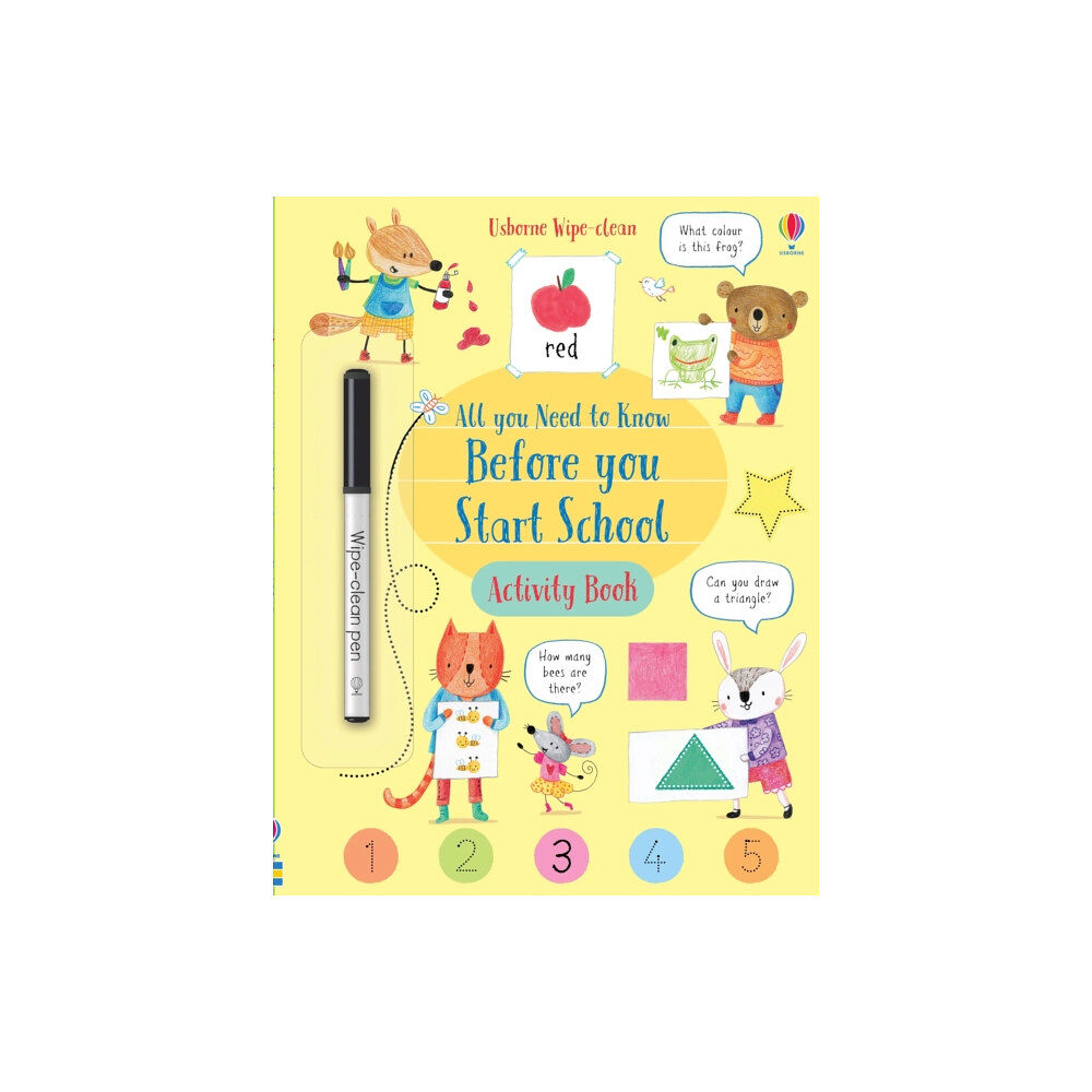 Usborne Publishing Ltd Wipe-Clean All You Need to Know Before You Start School Activity Book (häftad, eng)