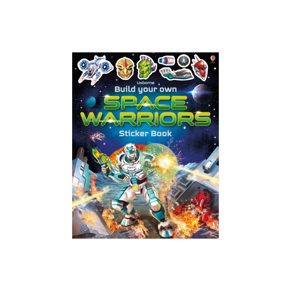 Usborne Publishing Ltd Build Your Own Space Warriors Sticker Book (häftad, eng)