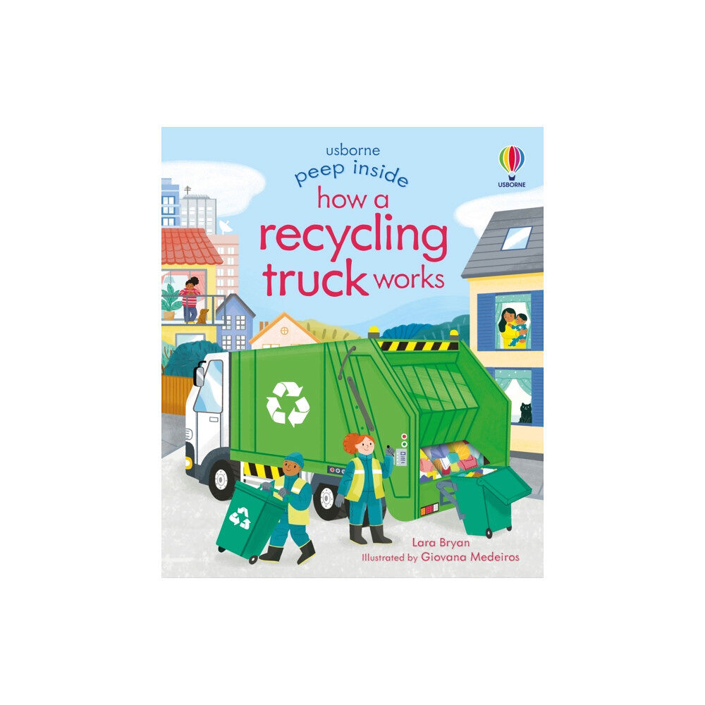 Usborne Publishing Ltd Peep Inside How a Recycling Truck Works (bok, board book, eng)