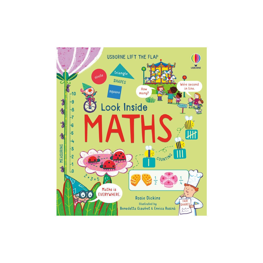 Usborne Publishing Ltd Look Inside Maths (bok, board book, eng)