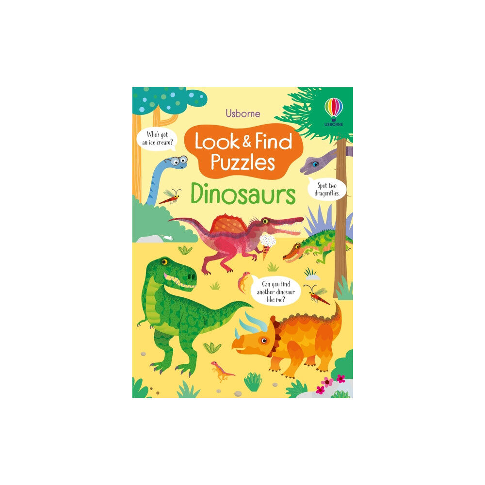 Usborne Publishing Ltd Look and Find Puzzles Dinosaurs (häftad, eng)