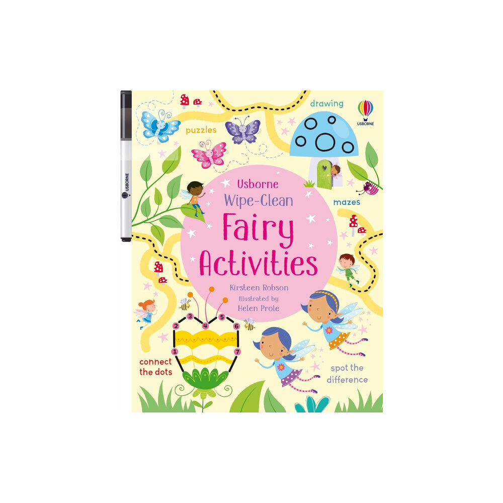 Usborne Publishing Ltd Wipe-Clean Fairy Activities (häftad, eng)