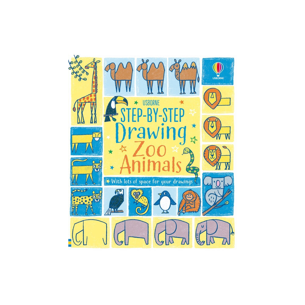 Usborne Publishing Ltd Step-by-step Drawing Zoo Animals (häftad, eng)