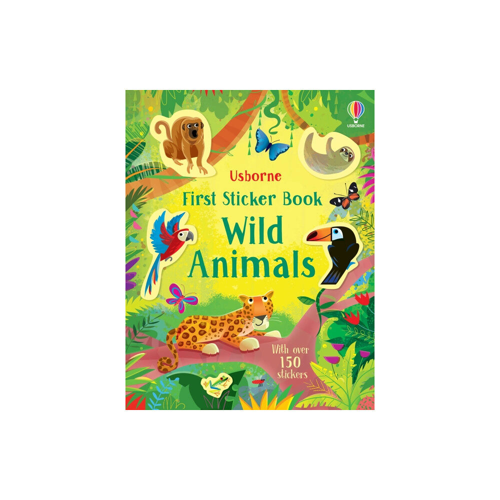 Usborne Publishing Ltd First Sticker Book Wild Animals (häftad, eng)