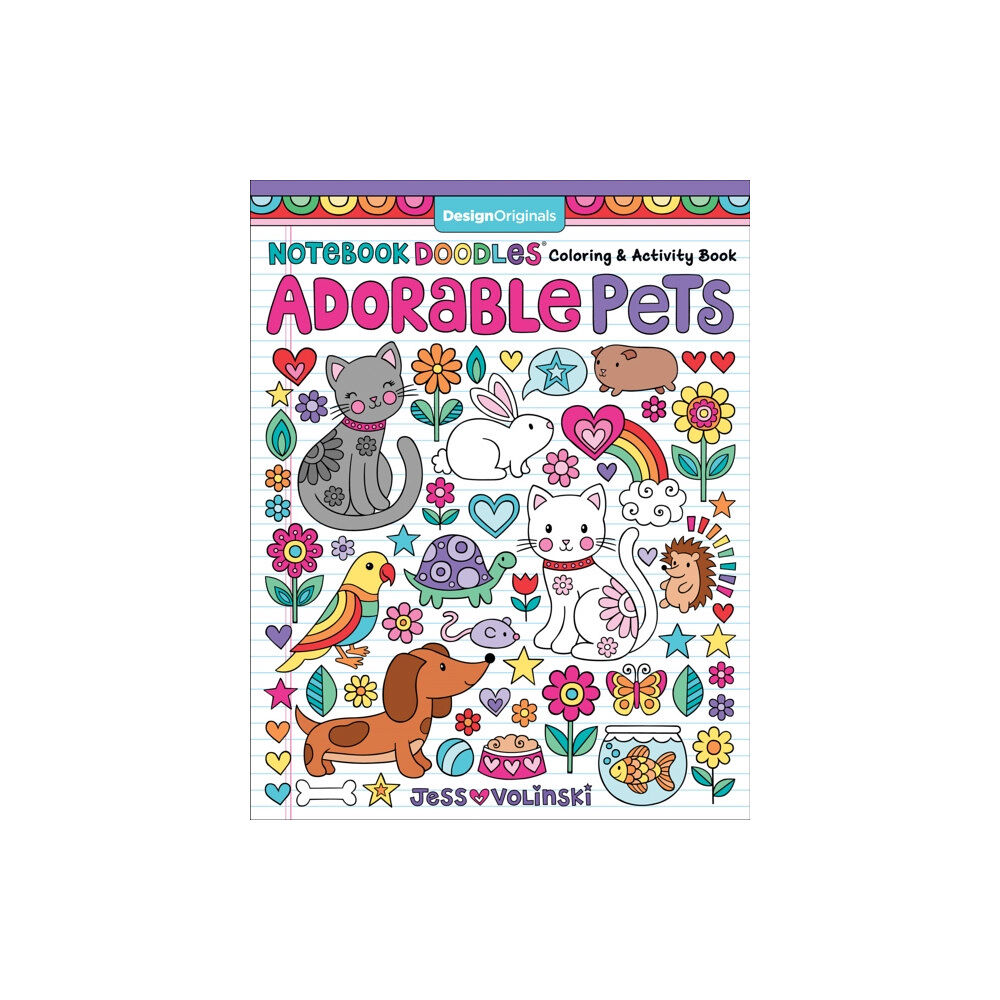 Design Originals Notebook Doodles Adorable Pets (häftad, eng)