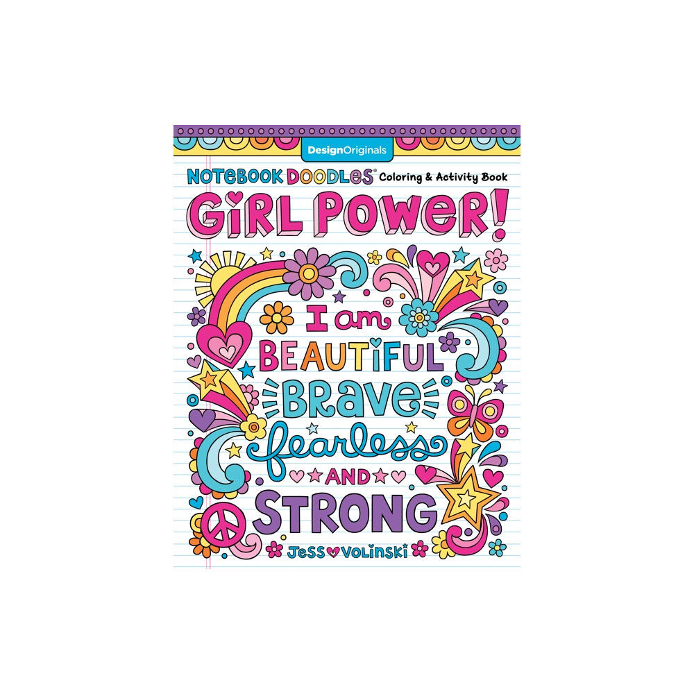 Design Originals Notebook Doodle Girl Power! (häftad, eng)