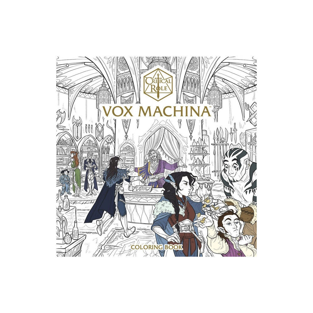 Dark Horse Comics,U.S. Critical Role: Vox Machina Coloring Book (häftad, eng)