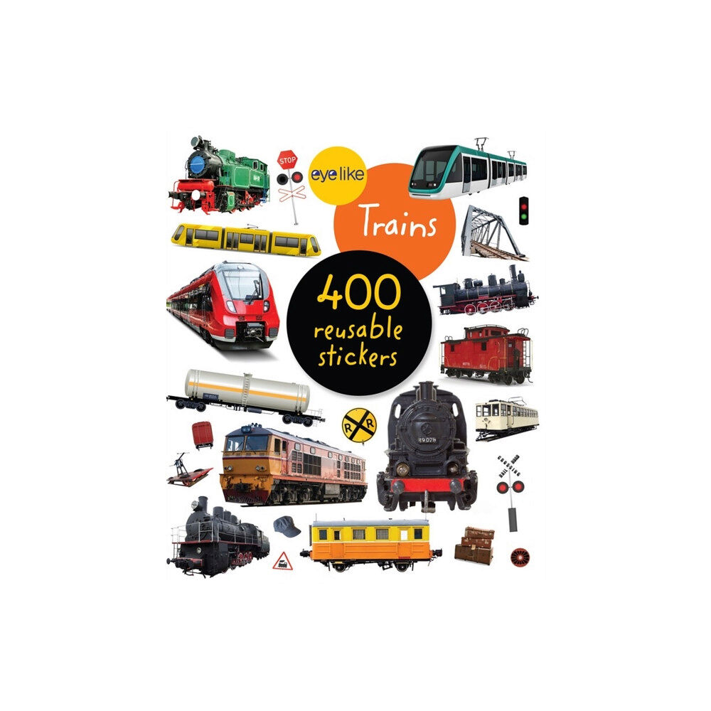 Workman Publishing Eyelike Stickers: Trains (häftad, eng)