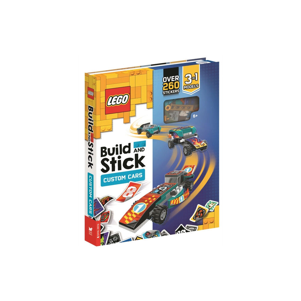 Michael O'Mara Books Ltd LEGO® Build and Stick: Custom Cars (Includes LEGO® bricks, book and over 260 stickers) (inbunden, eng)