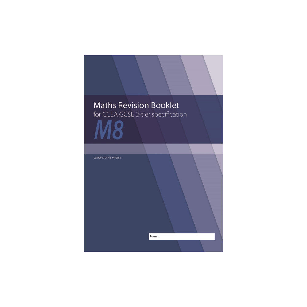 Colourpoint Creative Ltd Maths Revision Booklet M8 for CCEA GCSE 2-tier Specification (häftad, eng)