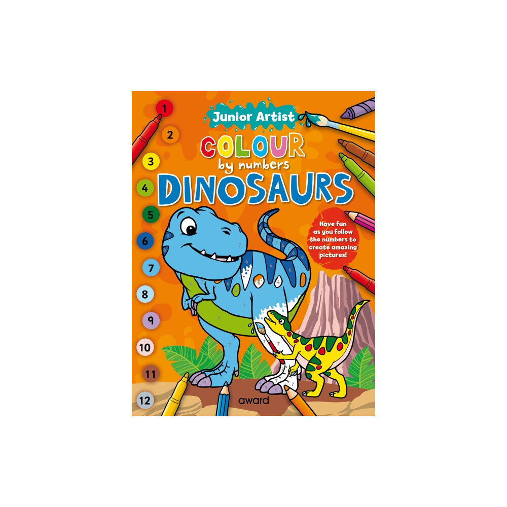 Award Publications Ltd Junior Artist Colour By Numbers: Dinosaurs (häftad, eng)