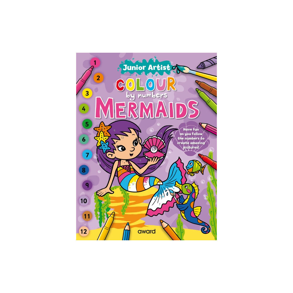 Award Publications Ltd Junior Artist Colour By Numbers: Mermaids (häftad, eng)
