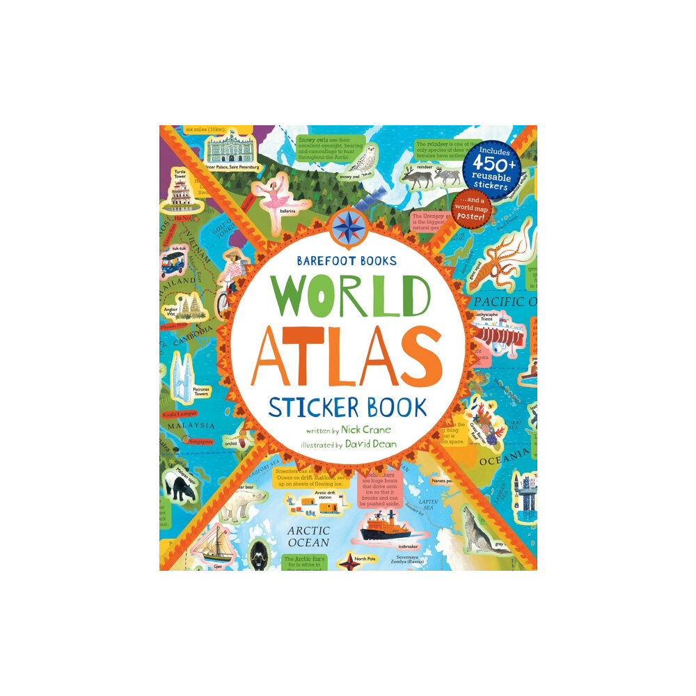 Barefoot Books Ltd World Atlas Sticker Book (häftad, eng)