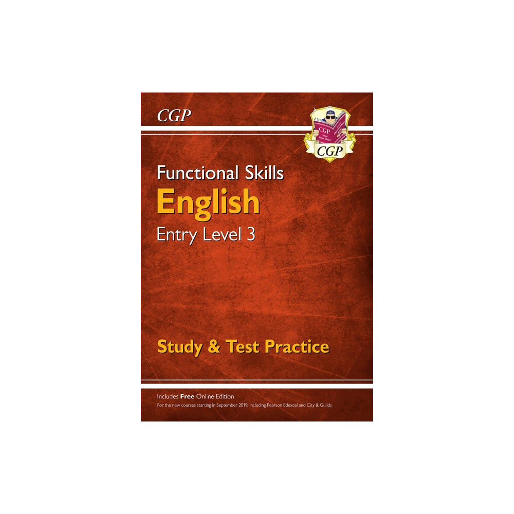 Coordination Group Publications Ltd (CGP) Functional Skills English Entry Level 3 - Study & Test Practice (häftad, eng)