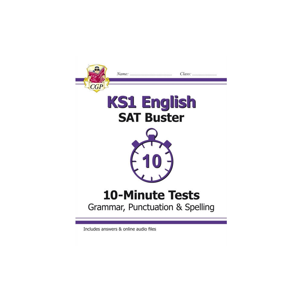 Coordination Group Publications Ltd (CGP) KS1 English SAT Buster 10-Minute Tests: Grammar, Punctuation & Spelling (for end of year assessment) (häftad, eng)