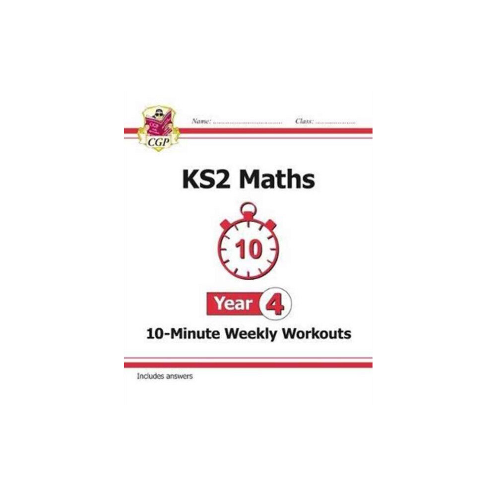 Coordination Group Publications Ltd (CGP) KS2 Year 4 Maths 10-Minute Weekly Workouts (häftad, eng)