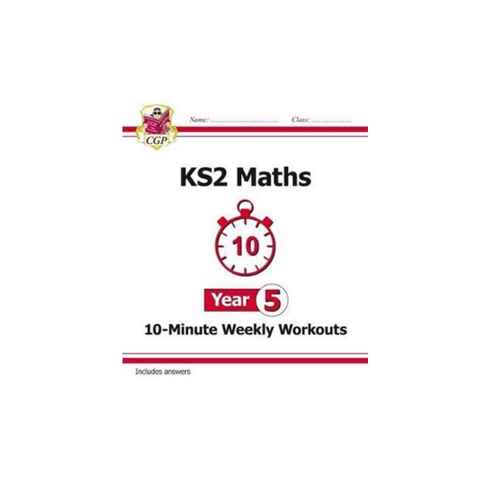 Coordination Group Publications Ltd (CGP) KS2 Year 5 Maths 10-Minute Weekly Workouts (häftad, eng)