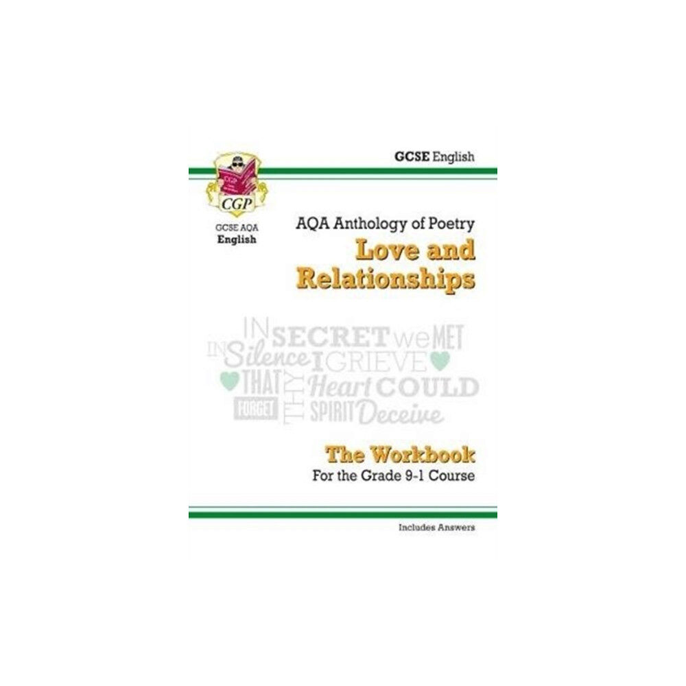 Coordination Group Publications Ltd (CGP) GCSE English Literature AQA Poetry Workbook: Love & Relationships Anthology (includes Answers) (häftad, eng)