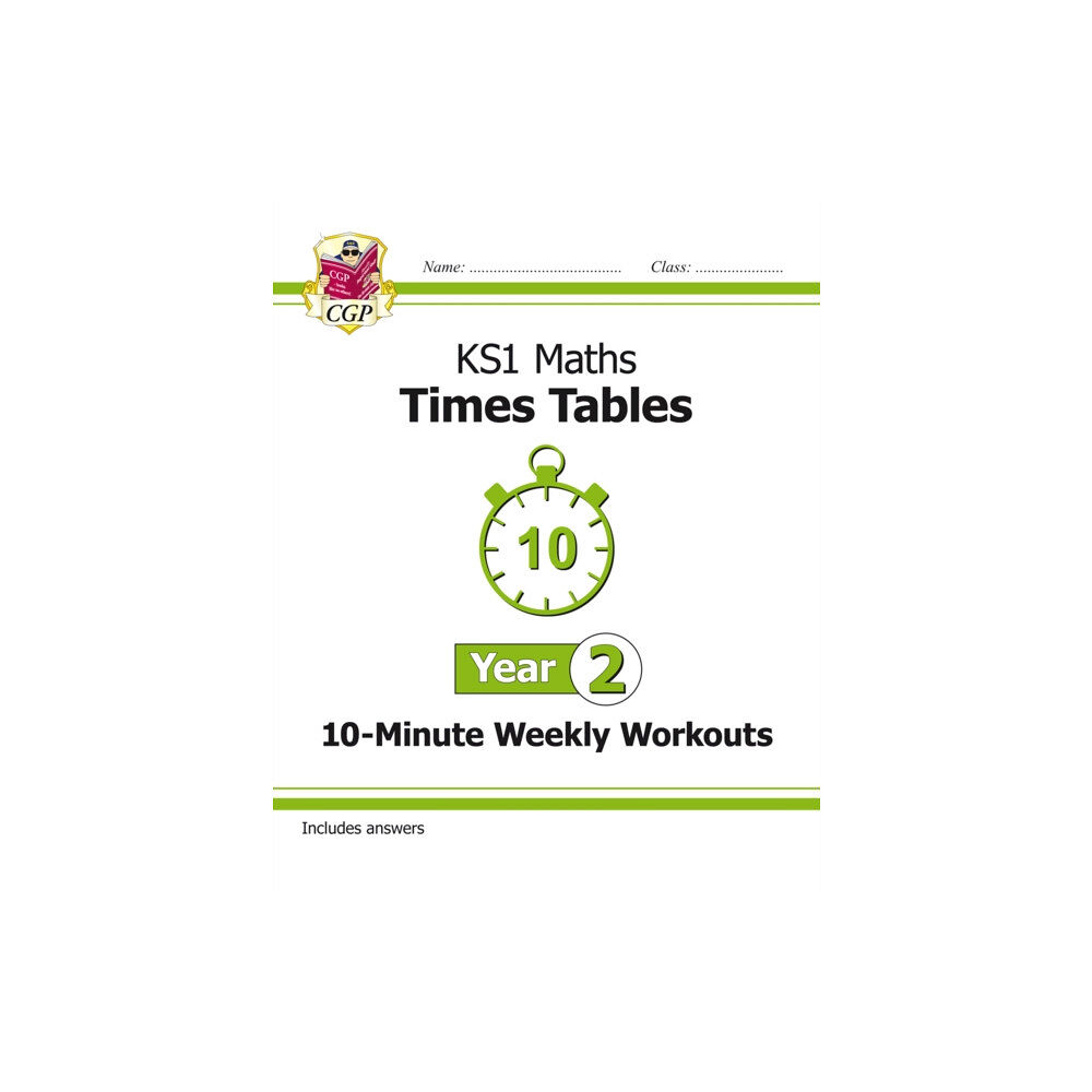 Coordination Group Publications Ltd (CGP) KS1 Year 2 Maths Times Tables 10-Minute Weekly Workouts (häftad, eng)