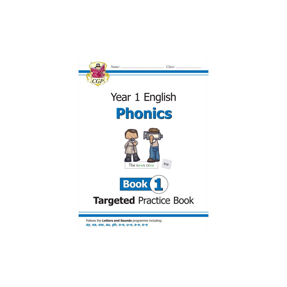 Coordination Group Publications Ltd (CGP) KS1 English Year 1 Phonics Targeted Practice Book - Book 1 (häftad, eng)