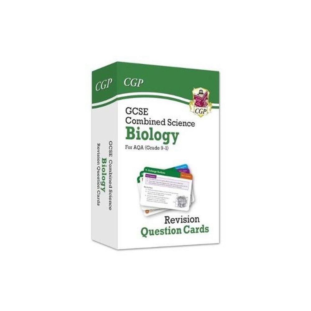 Coordination Group Publications Ltd (CGP) GCSE Combined Science: Biology AQA Revision Question Cards (inbunden, eng)