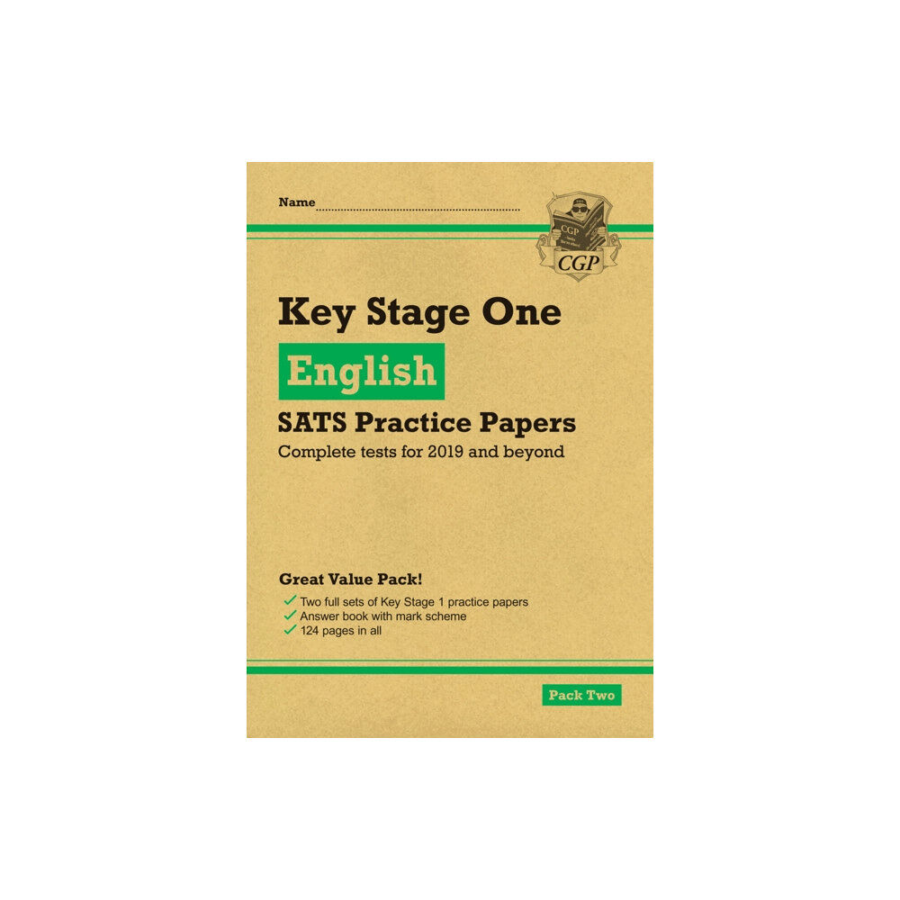 Coordination Group Publications Ltd (CGP) KS1 English SATS Practice Papers: Pack 2 (for end of year assessments) (häftad, eng)