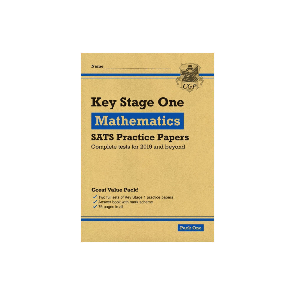 Coordination Group Publications Ltd (CGP) KS1 Maths SATS Practice Papers: Pack 1 (for end of year assessments) (häftad, eng)